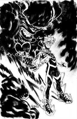 Scott Hepburn | Scott Hepburn - Absolute Flash #13 Variant Cover | Panel Punk Comics Originals