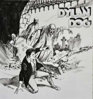Freghieri, Giovanni - 1 Original drawing - Dylan Dog - “L’alba dei morti Viventi” - inedita | Catawiki