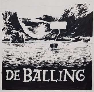 Kriek, Erik - 1 Original drawing - L’Exilé - Titlepage - De Balling - 2019 | Catawiki