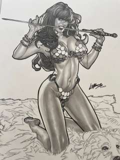 Pablo “Lobos” Villalobos - 1 Original cover - Red Sonja - Immortal Red Sonja #4 - 2022 | Catawiki