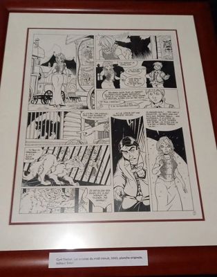 Lot 2 - Cyril Trichet Planche originale N et B encadrée Les arcanes du Midi… | misc / divers