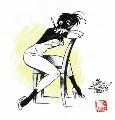 Ben Radis | Lot 174 - Gomina, Le point du jour en édition originale, agrémenté d’une dédicace. Proche de l’état neuf. | Septimus