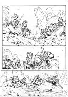 Oscar MARTIN - Planche originale 3 de SOLO Tome 2 Le coeur et le sang