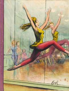 ARTHUR GETZ. Dancer Leaping. [NEW YORKER / COVER ART] | Swann Galleries