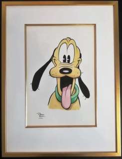 Patrick Block - 1 Watercolour - Pluto - Pluto Portrait | Catawiki