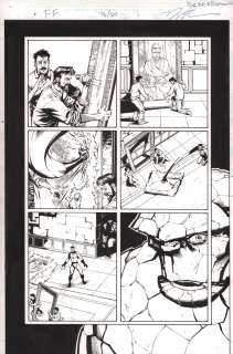 Howard Porter, Norm Rapmund | Fantastic Four #505 P.6 - Reed Richarda And the Thing - 2003 | Anthony’s Comic Book Art