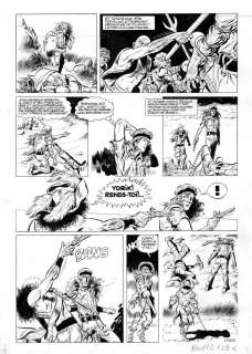 Eddy PAAPE - Planche originale YPG5 de Yorik