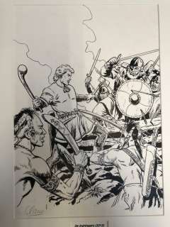 Claus, Scholz - 1 Original drawing - De Rode Ridder - Doctor Faustus - 2013 | Catawiki