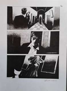 Roi, Corrado - 1 Original page - Dylan Dog - Xenon! n. 445 "Morte in Sedici Noni" - 2023 | Catawiki