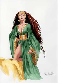 Mirallès | Djinn, illustration Ã  l’aquarelle sur papier… | Millon