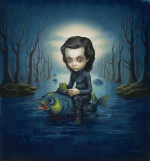 Benjamin Lacombe - Loki, illustration originale - L‘Enfance des méchants, des Vilaines et des Affreux