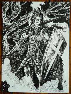 Pontet, Cyril - 1 Original drawing - Chroniques de la Lune Noire - Jeune Wismerhill - 2024 | Catawiki