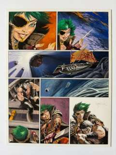 De Vos, Jorg - 1 Original colour page - Storm 24 - De Bronnen Van Marduk - 2008 | Catawiki