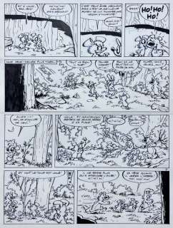 Walli - 1 Original page - Chlorophylle T14 - le Combat des Mages - 1987 | Catawiki