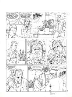 Ferry - 1 Original page - Ian Kaledine T9 - Le secret du Chateau Flambard - 1990 | Catawiki
