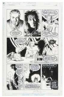 "SANDMAN" #48 ORIGINAL COMIC BOOK PAGE ART. | Hake’s