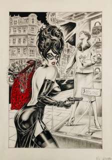 Nik Guerra - 1 Original colour page - Risate Criminali - “Che ladri!” - pag. 32 - 2024 | Catawiki