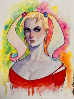 Mario Chavez - 1 Original drawing - Harley Quinn - 2011 | Catawiki