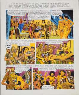 Groux, Yves - 1 Original colour page - La Demoiselle du Nil | Catawiki