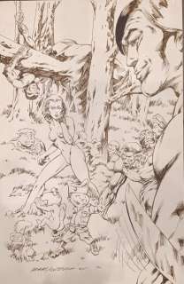 Neal Adams - 1 Original drawing - Sally Forth - Hommage a Wally wood (Sally Forth) | Catawiki