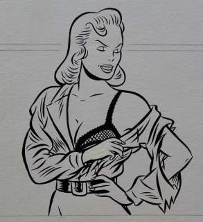 Minus, Walter - 1 Original drawing - Pin Up - Étude 26 | Catawiki
