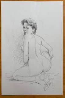 Delaby, Philippe - 1 Original drawing - Nu - (années 1990) | Catawiki