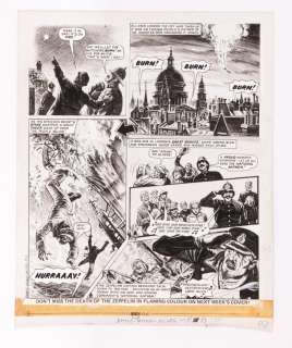 Charley’s War original artwork (1984) by Joe Colquhoun from Battle-Action No 284 pg 13 | Comic Book Auctions ltd