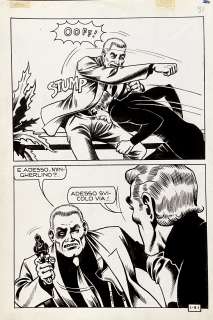 MAGNUS - Original page for Alan Ford n. 1 page 91. Cm- 17x24,5. Ink. Code 946.