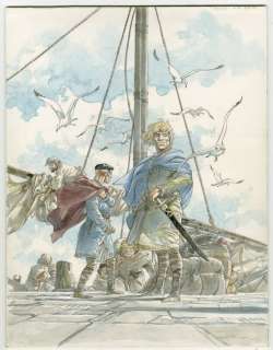 Hermann - 1 Original cover - Les Tours de Bois-Maury T7 - William - 1999
