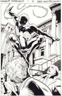 Land, Greg - SYMBIOTE SPIDER-MAN: CROSSROADS #1 Splash Page | ComicConnect