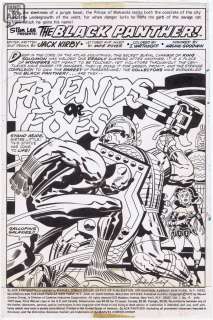 Jack Kirby - Black Panther 4 Splash