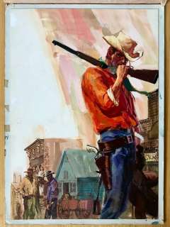 Puig, Arturo Aldona - 1 Original colour drawing - Oeste - Ricky Dickinson - La tristeza de matar | Catawiki