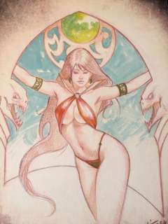 Strati, Luca - 1 Original colour drawing - Vampirella - “Gothic” - 2024 | Catawiki