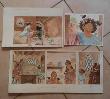 Zuccheri, Laura - 3 Original page - Les Epee de Verre - Yama - 2006 | Catawiki