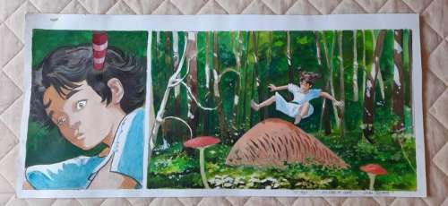 Zuccheri, Laura - 1 Original colour drawing - Les Epee de Verre - 2005 | Catawiki