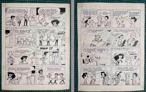 Greg - 2 Original page - Fleurette - 1960 | Catawiki