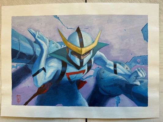 CASSHERN (TATSUNOKO) WERTHER DELL’EDERA ORIGINAL ART | Scott’s Collectables