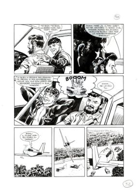Diso, Roberto - 3 Original page - Mister No #369 - Agguato al "Victoria" - 2006 | Catawiki