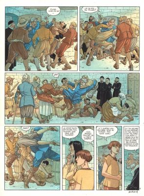 André Juillard | Planche originale n°7 - Ni Dieu ni Diable - Plume aux Vents | Daniel Maghen