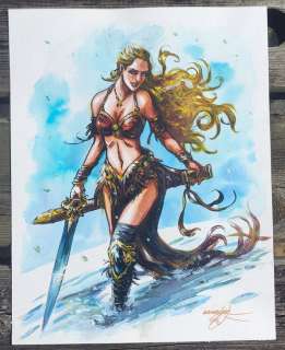 Gwendal LEMERCIER - 1 Watercolour - elfes