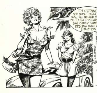 Romero, Enric Badia - 1 Original page - Kathy and Wendy - strip #3 - 1985 | Catawiki
