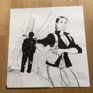 Meynet, Félix | Original drawing for a bookplate  - Les Éternels  - (2003) | Catawiki