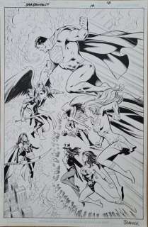 Tom Derenick (pencil) - Wayne Faucher (Inker) - 1 Original page - Superman, Shadowpact - #16 p. 10 | Catawiki