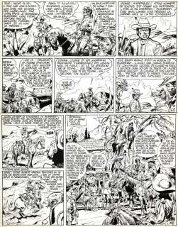 Giraud | Blueberry, planche n°44 Ã  l’encre de Chine de… | Millon