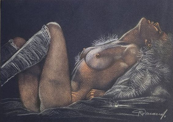 Renaud - 1 Original colour drawing - Jessica Blandy | Catawiki