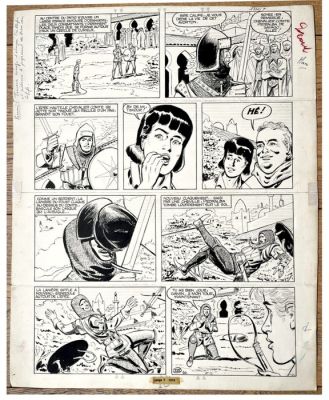 Sirius - 1 Original page - Les Timour T14 - Le Drakkar rouge - 1961 | Catawiki