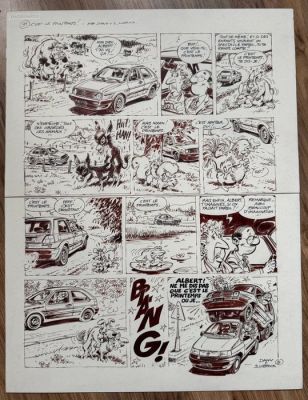 Dany - 1 Original page - Ca vous intéresse ? - Planche originale - Vous n’avez pas honte? - 1991 | Catawiki