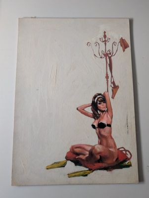 Pujolar, Shöller - 1 Original colour drawing - Pin Up - Bikini Show - 1968 | Catawiki