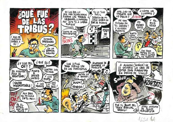 Carlos Azagra | Original page: Qué fue de las tribus? – Azagra y Revuelta | Origin Of Comics