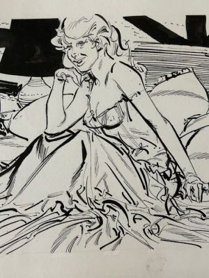 Colvin, Neville - 1 Original page - Modesty Blaise - The Irresistible Maude - 1986 | Catawiki